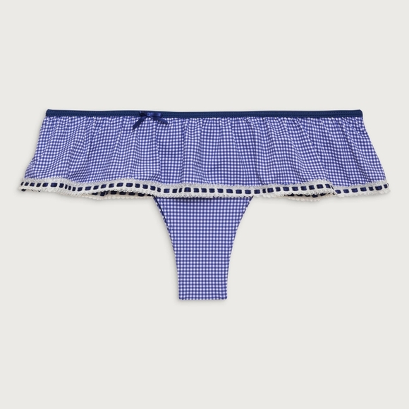 ISO - Mercer Swim Skirt - Frankies Bikinis -  Sailor Gingham - Picture 1 of 4